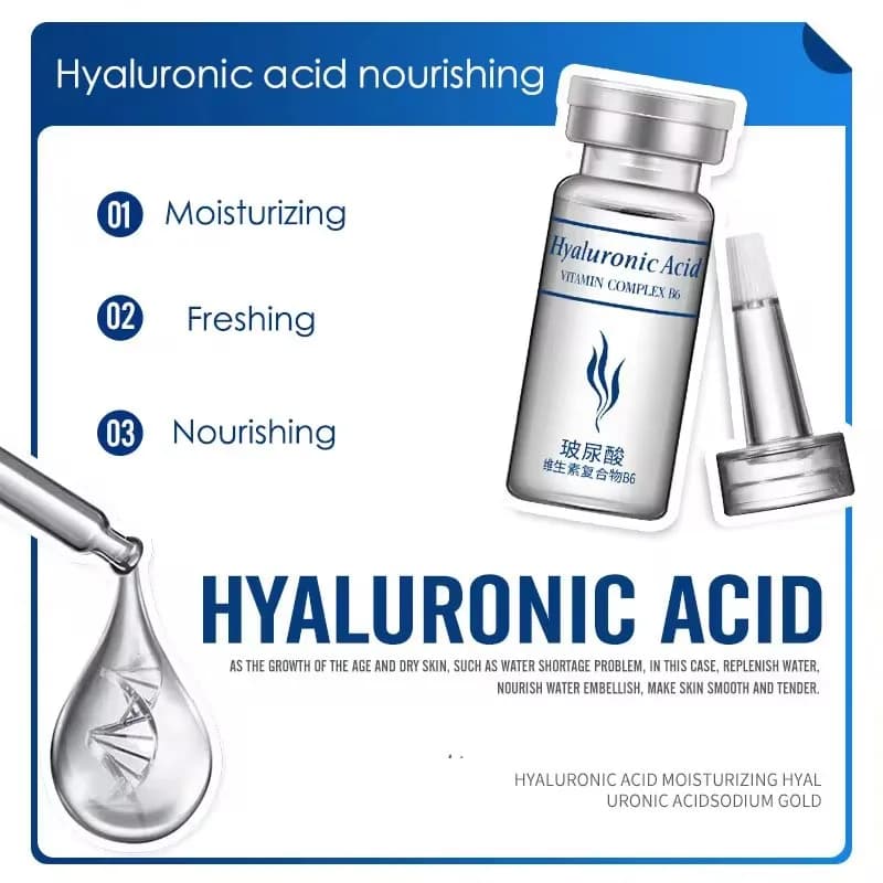 BioAqua hyaluronic acid facial serum bottle — image 4