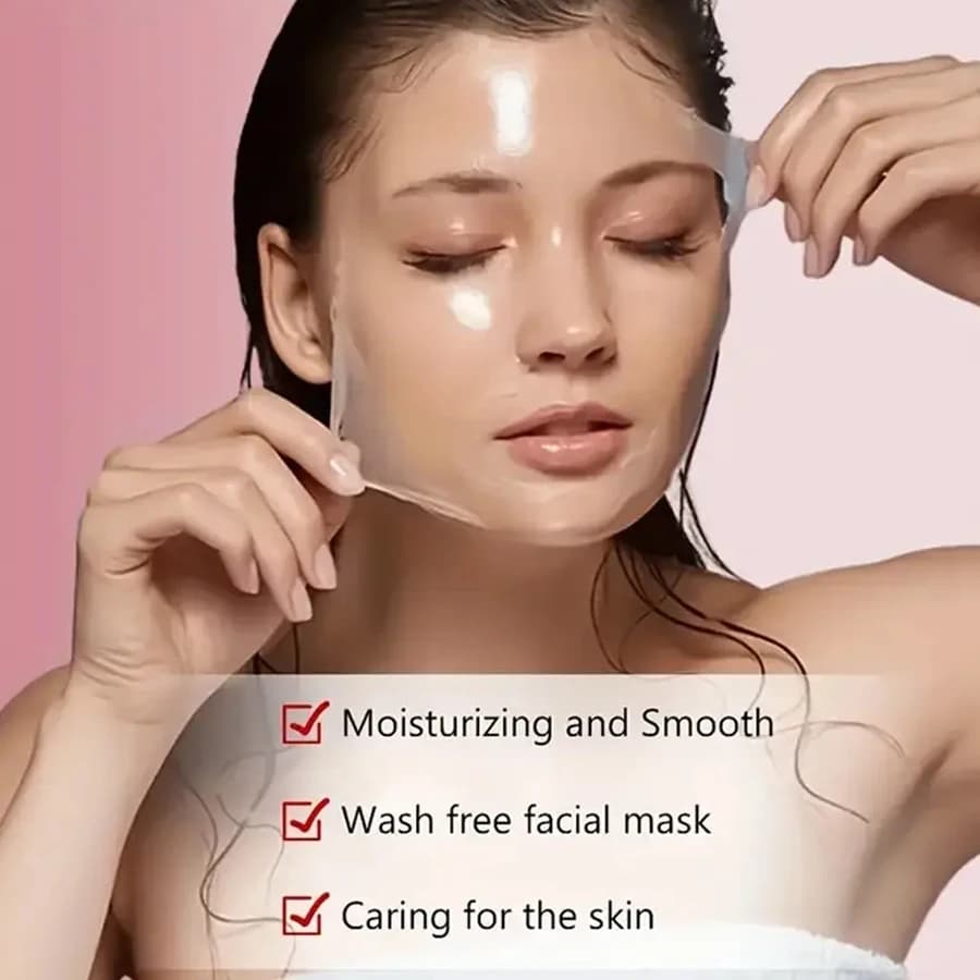 biotin collagen peel mask in a jar — image 3