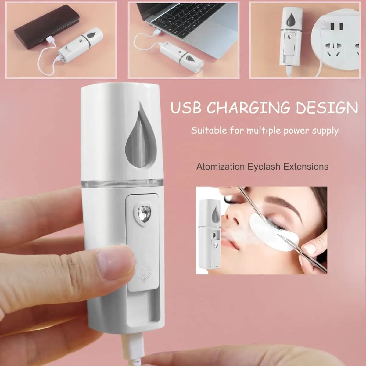 nano facial steamer with mist spray bottle — image 5