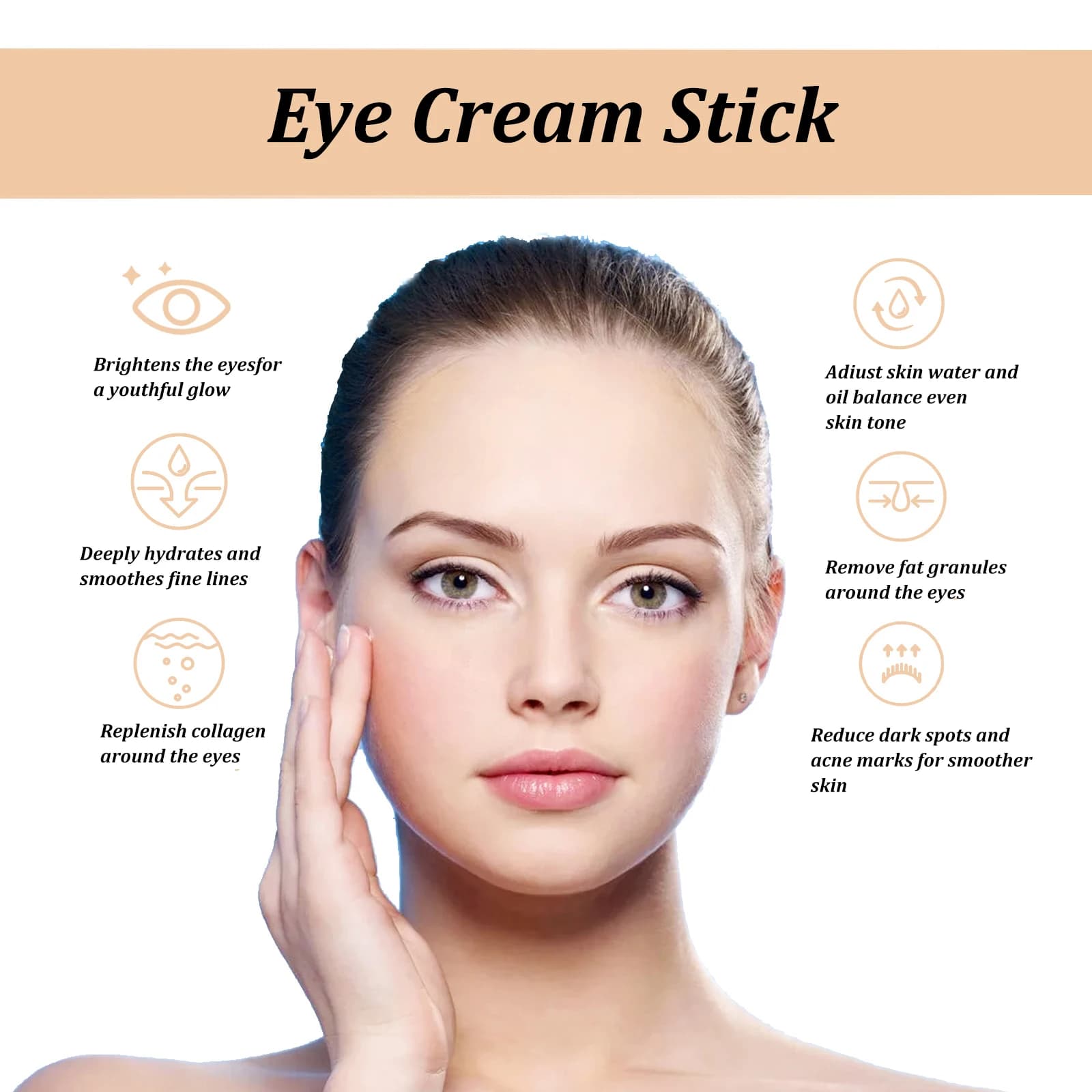 snail collagen eye cream stick — image 2