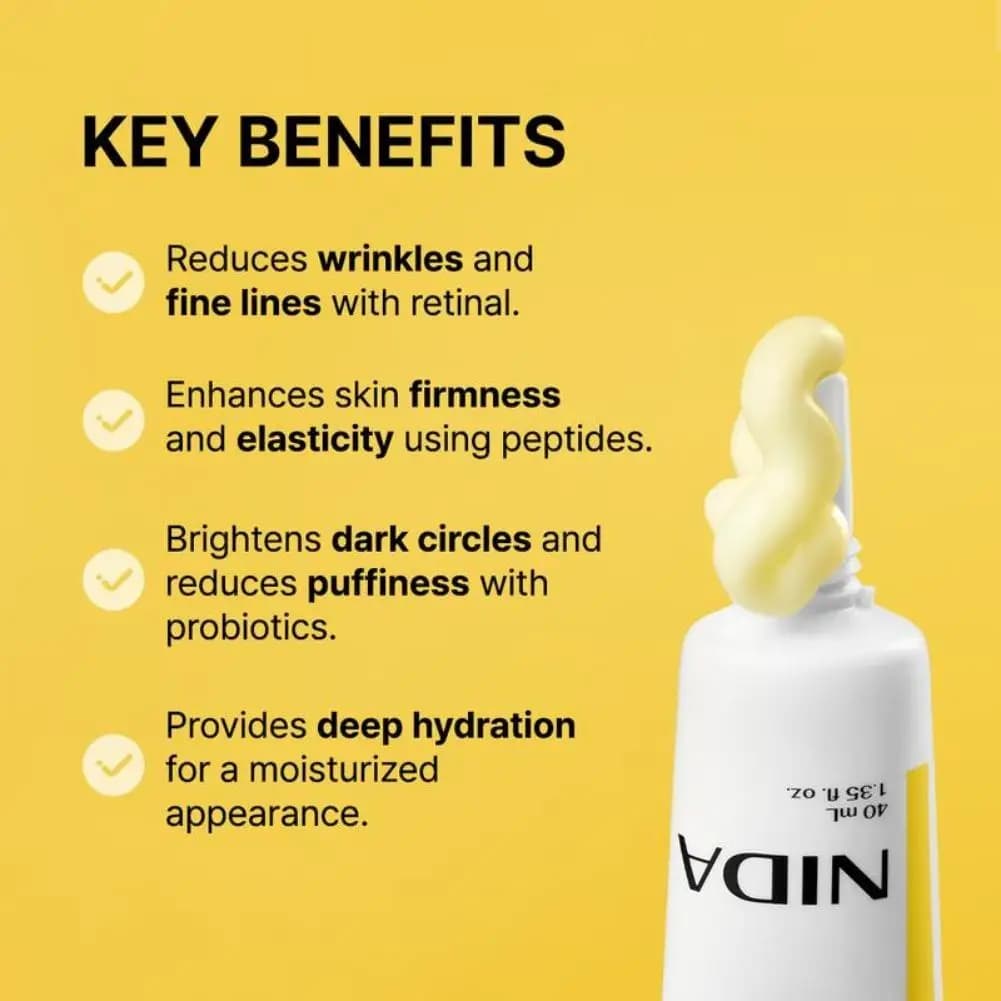 NIDA retinol eye cream tube — image 6