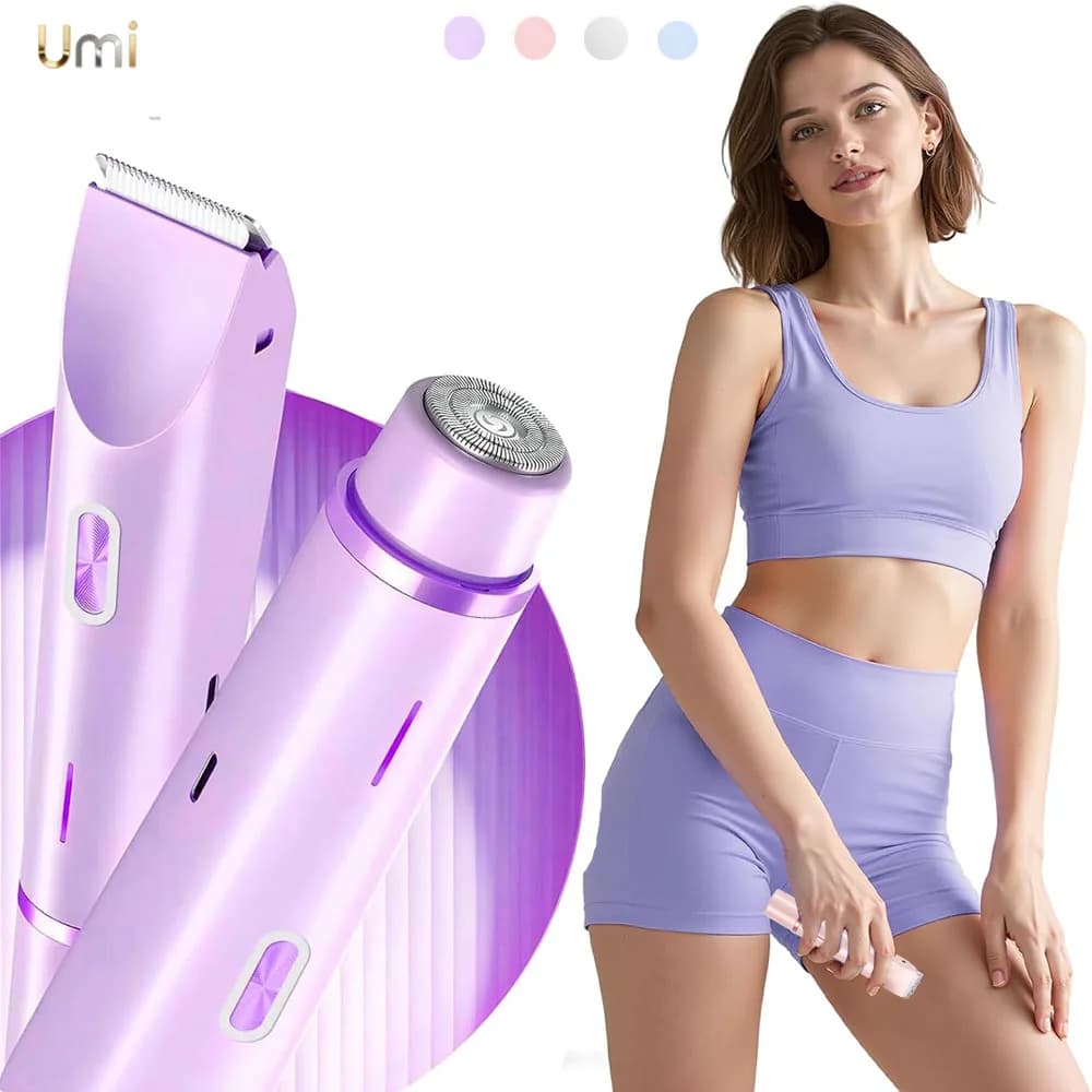 2-in-1 Waterproof Women’s Electric Shaver & Trimmer