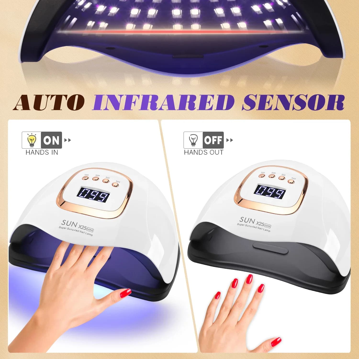 81 LED UV nail lamp for gel polish — image 5