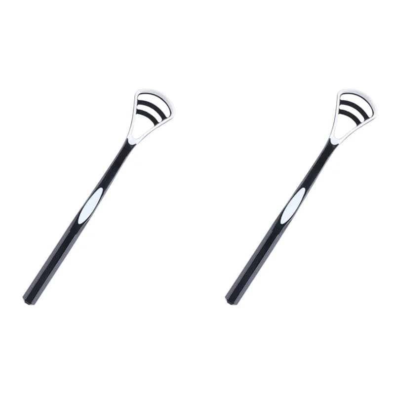 Stainless steel tongue scraper with ergonomic handle — image 7