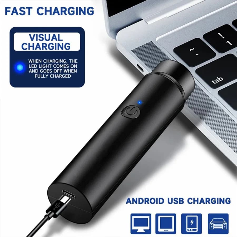 compact USB rechargeable mini electric shaver — image 4