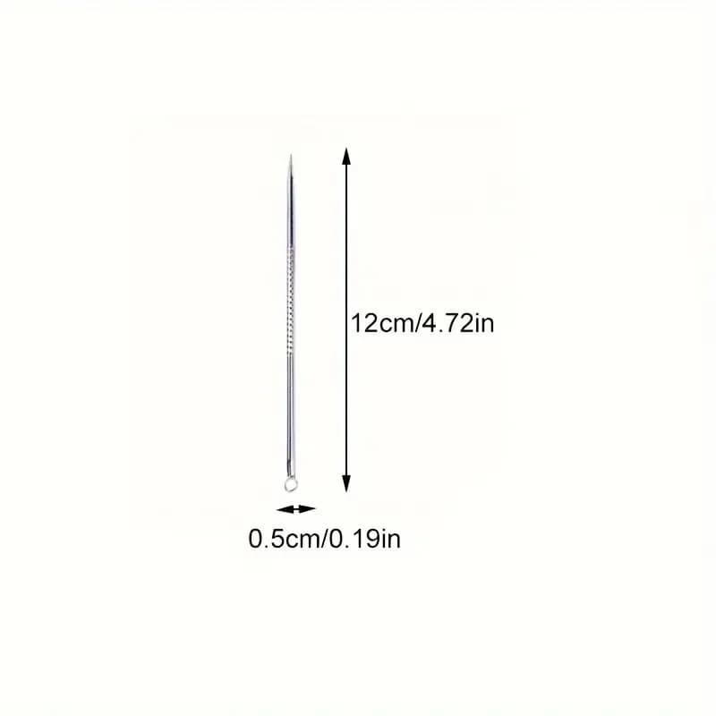 stainless steel blackhead extractor tool — image 6