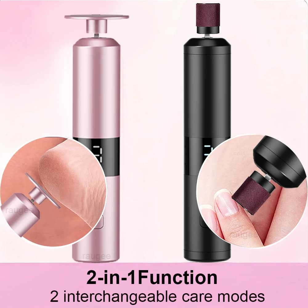 rechargeable electric foot callus grinder — image 3
