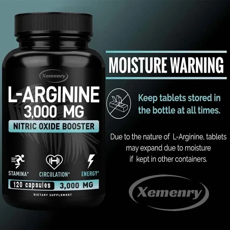 bottle of L-Arginine supplement — image 3