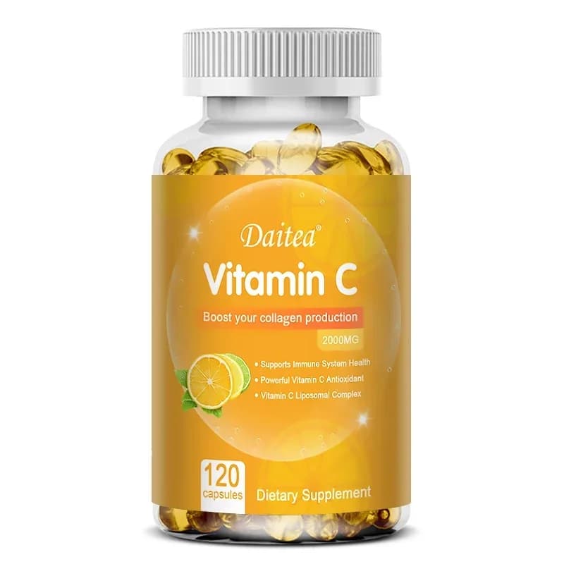 bottle of vitamin c 2000 mg capsules — image 7