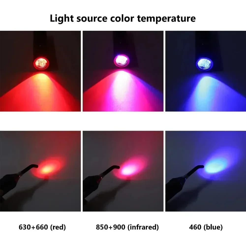 handheld red and blue light therapy flashlight — image 6