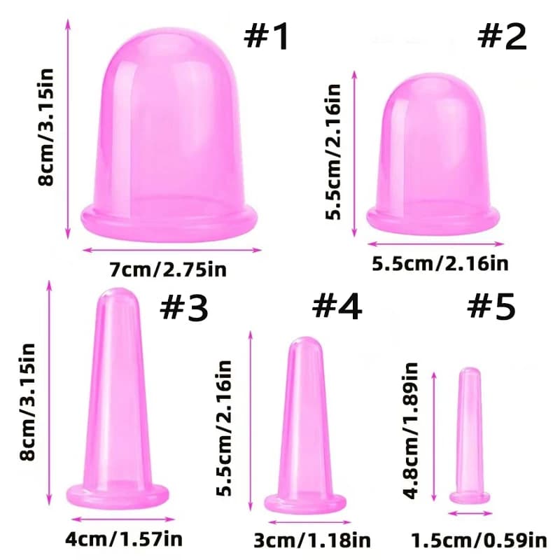 silicone vacuum cupping massage jar — image 3