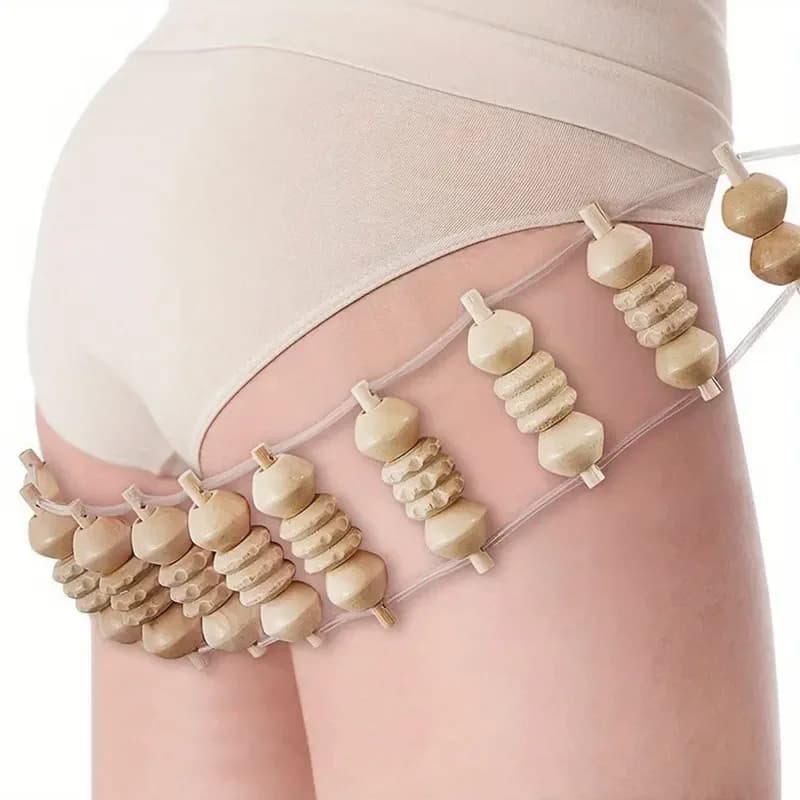 Wood therapy massage tool for cellulite and lymphatic drainage — image 4