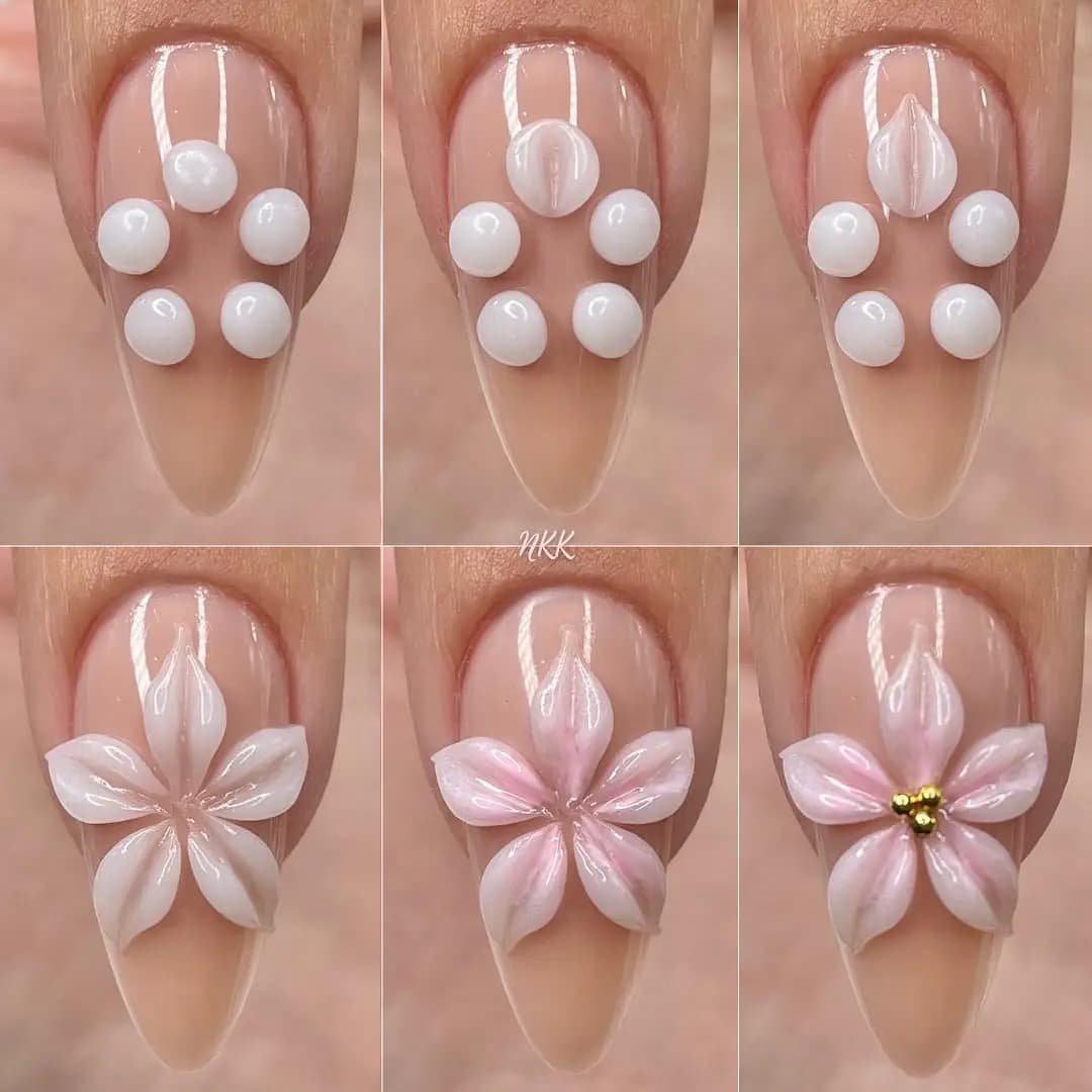 white 3d shaping gel nail extension jar — image 2