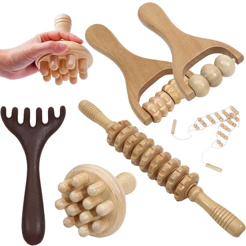 Wood Therapy Massage Tool for Cellulite & Lymphatic Drainage