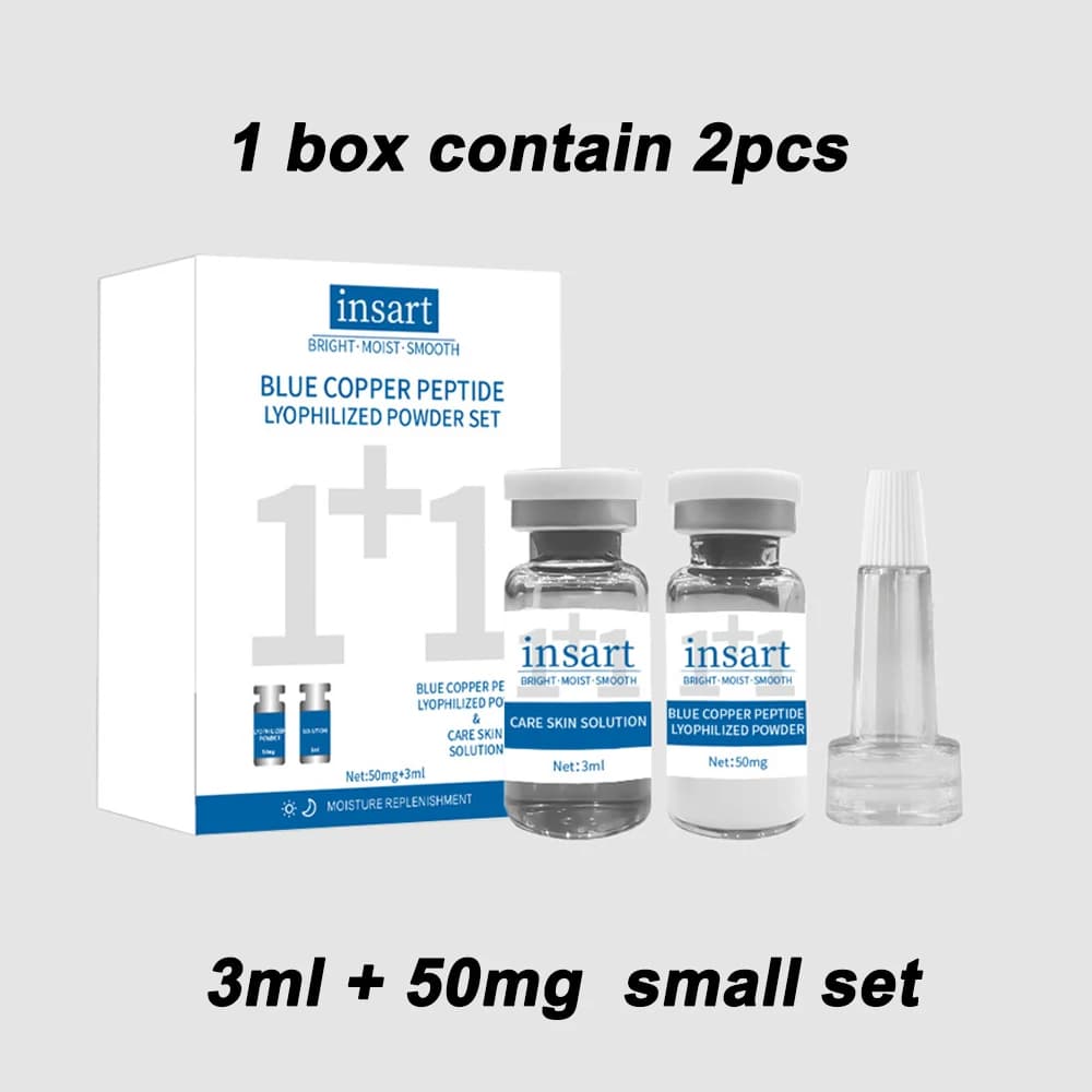blue copper peptide moisturizing serum powder — image 7