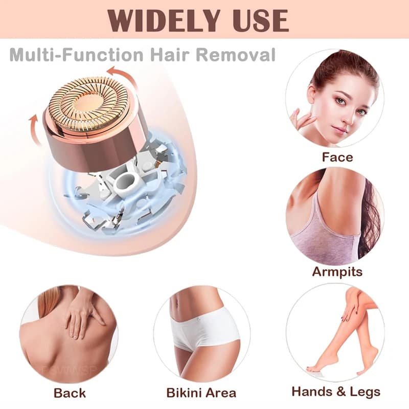 electric facial hair remover device for women — image 4