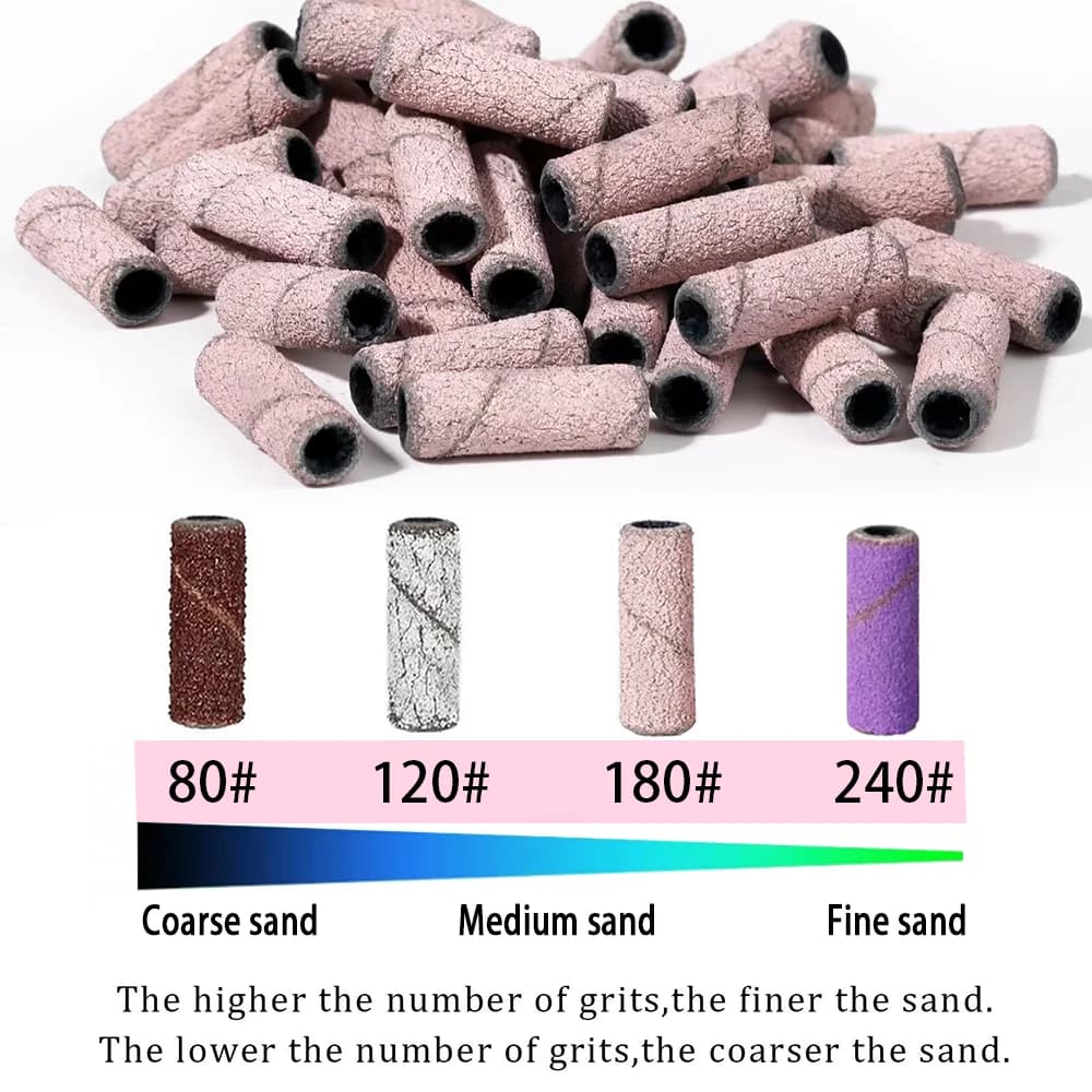 mini sanding bands kit with 3/32 inch shaft — image 6