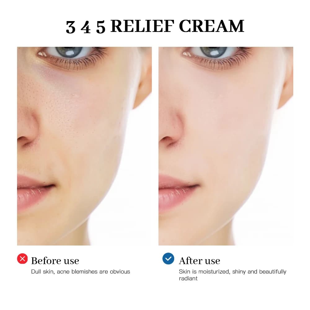 relief cream jar with brightening formula — image 3