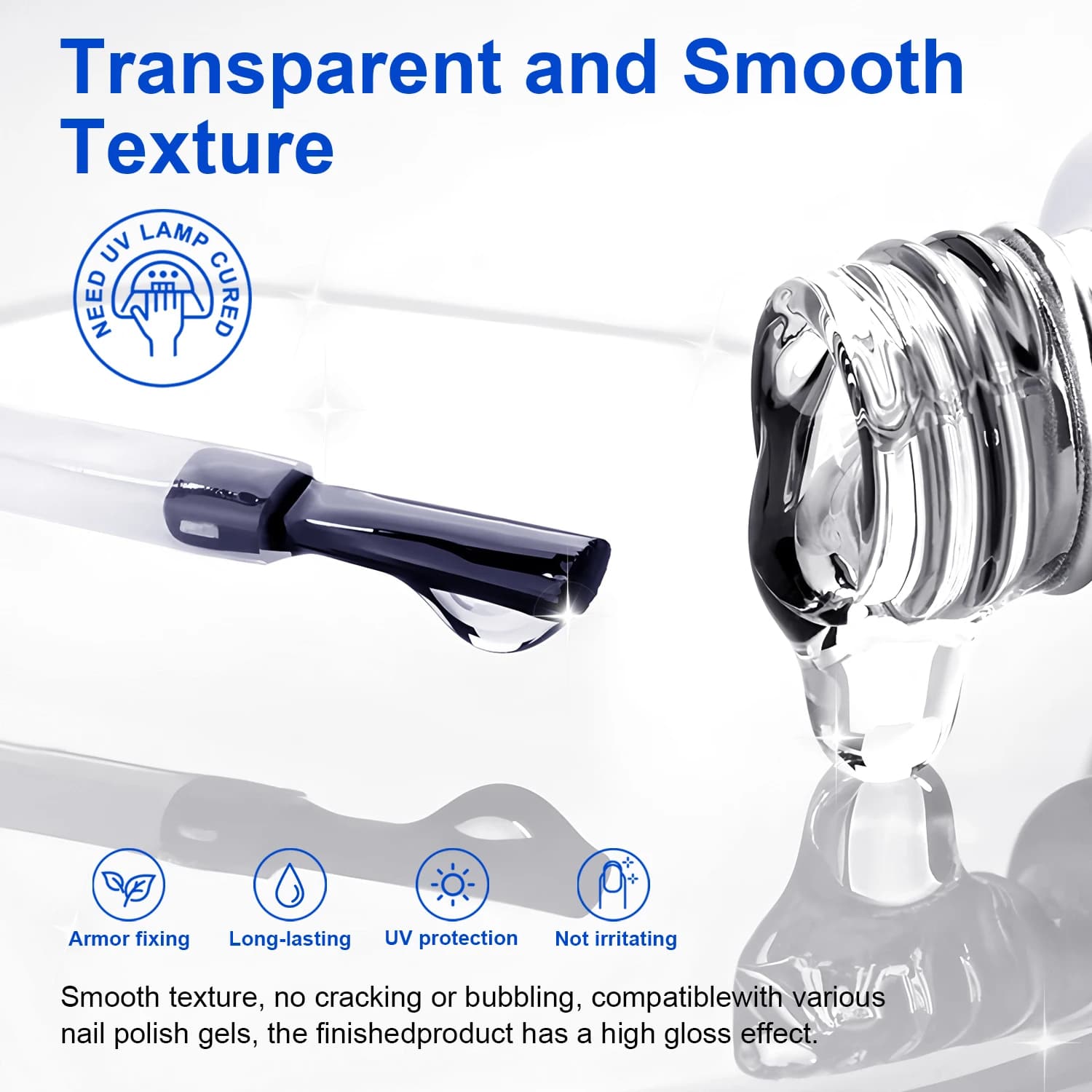 Diamond gel top coat bottle 15 ml — image 3