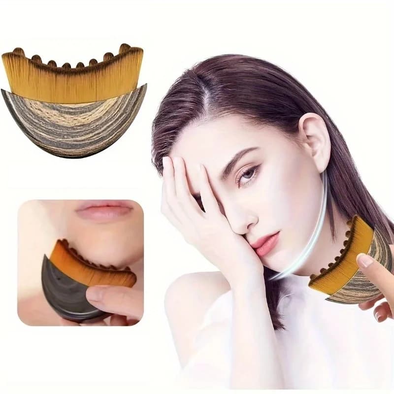 ergonomic lymphatic drainage brush for face and body — image 4