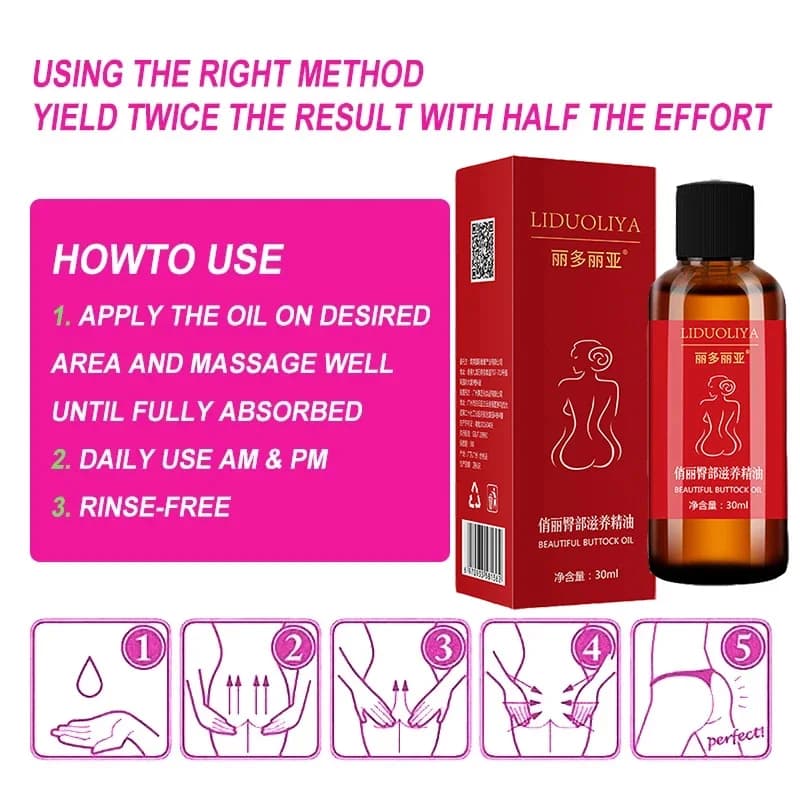 bottle of butt enhancer essential oil — image 6