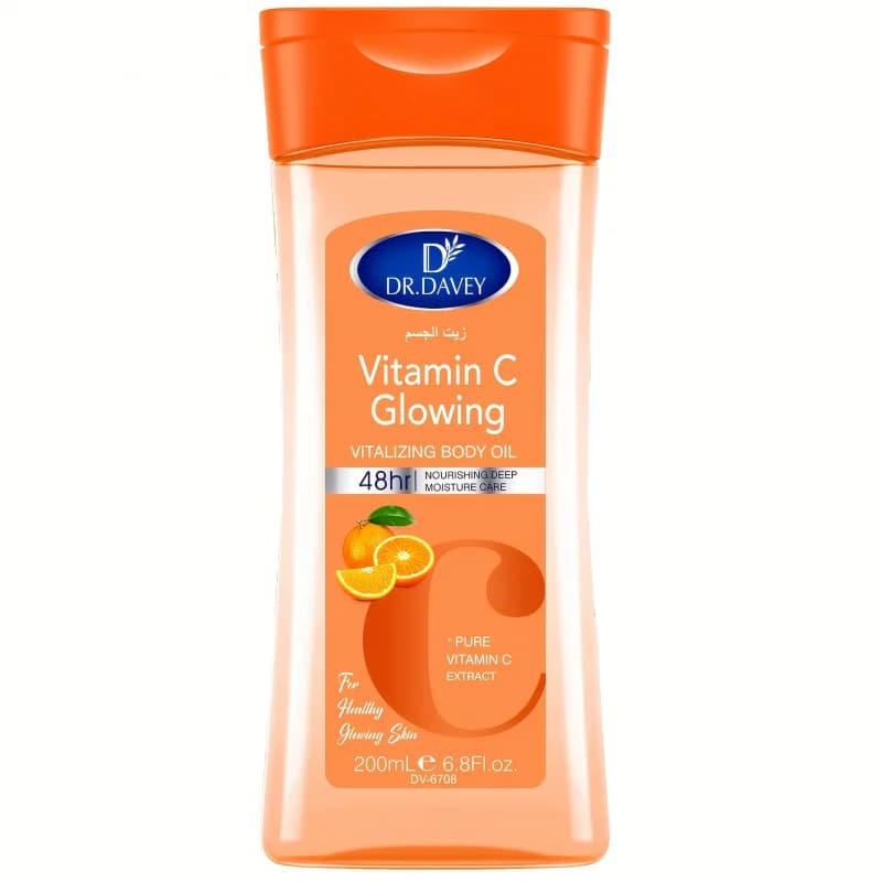 Dr. Davey vitamin C body treatment oil bottle — image 2