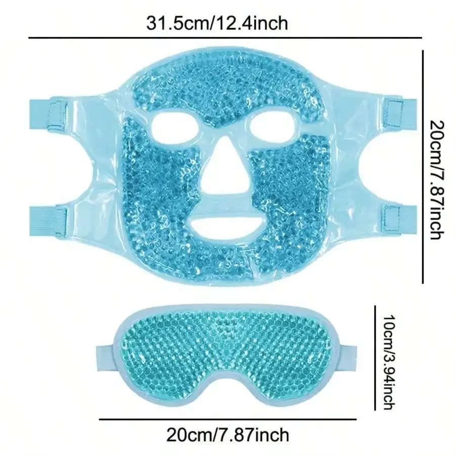 Reusable cooling and heating gel mask for eyes and face — image 5