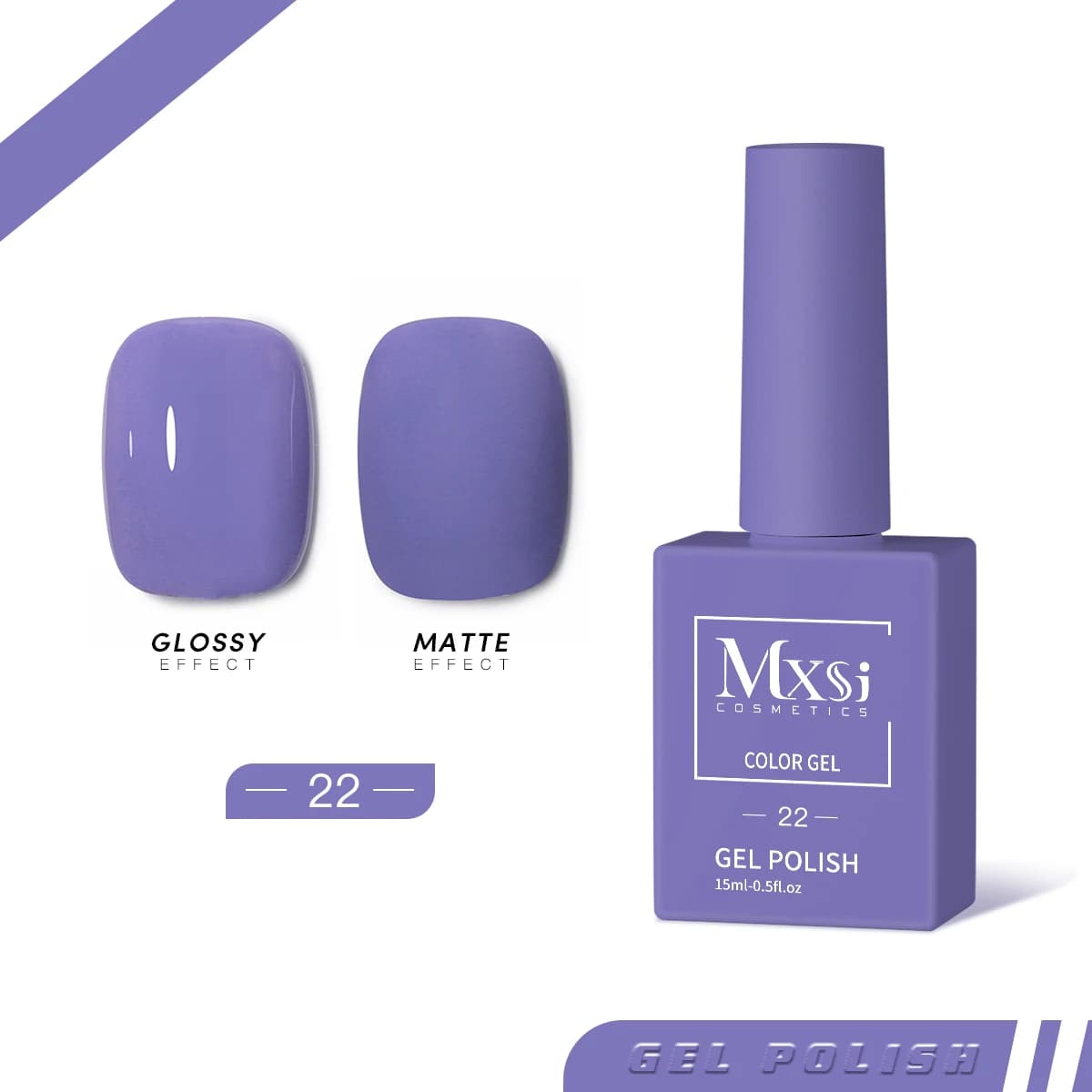 Mxsi 15ml gel nail polish set with multiple colors — image 7