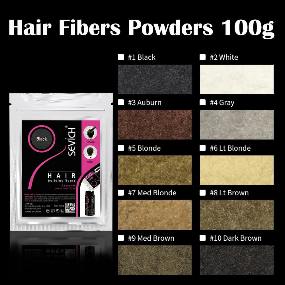 Sevich keratin hair fiber powder 100g — image 1