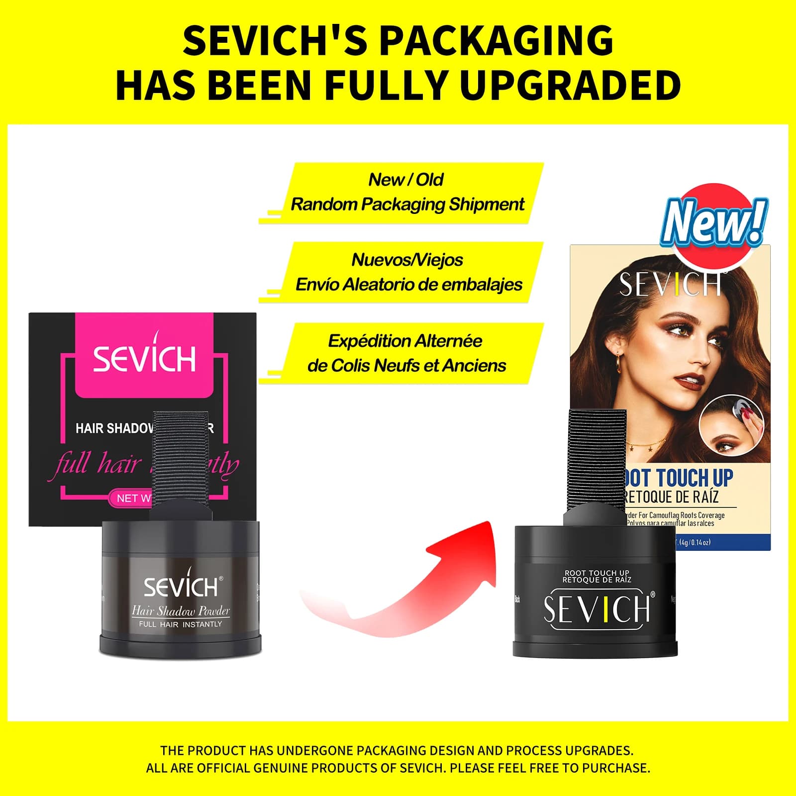 Sevich hairline powder in a small compact jar — image 6