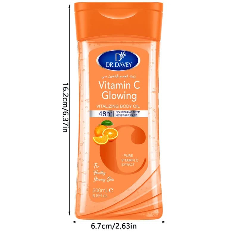 Dr. Davey Vitamin C body oil bottle — image 4