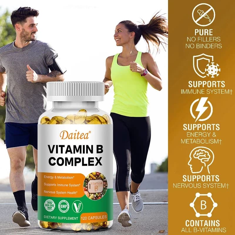 organic vitamin b complex vegetarian capsules — image 3