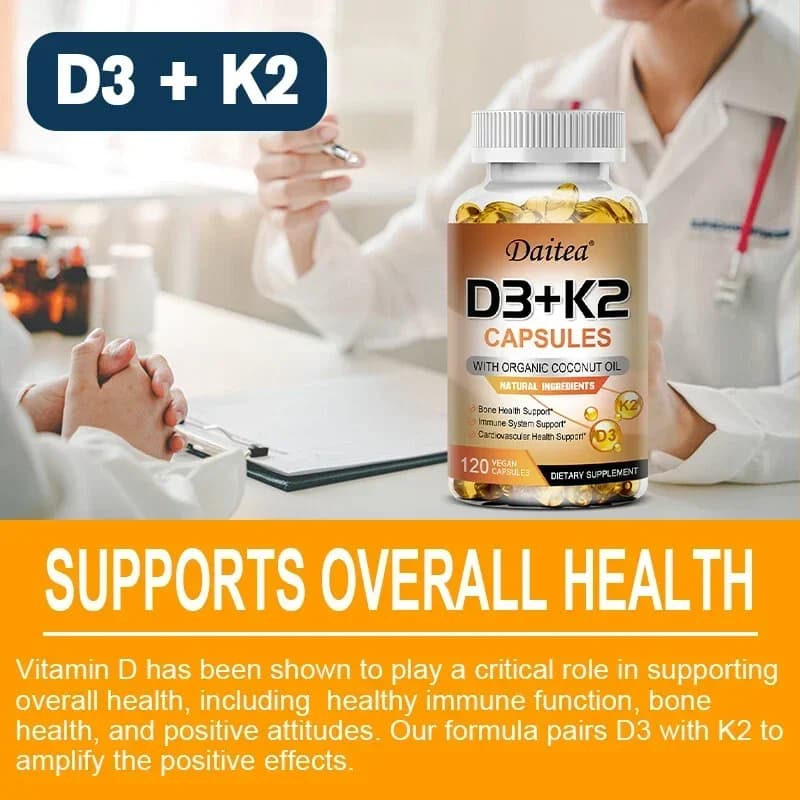 vegan vitamin d3 k2 capsules in organic coconut oil — image 4