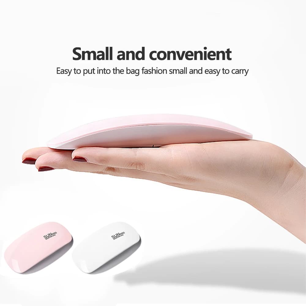 mini LED UV nail lamp with USB charger — image 4