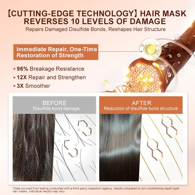 PURC keratin hair mask tube — image 4