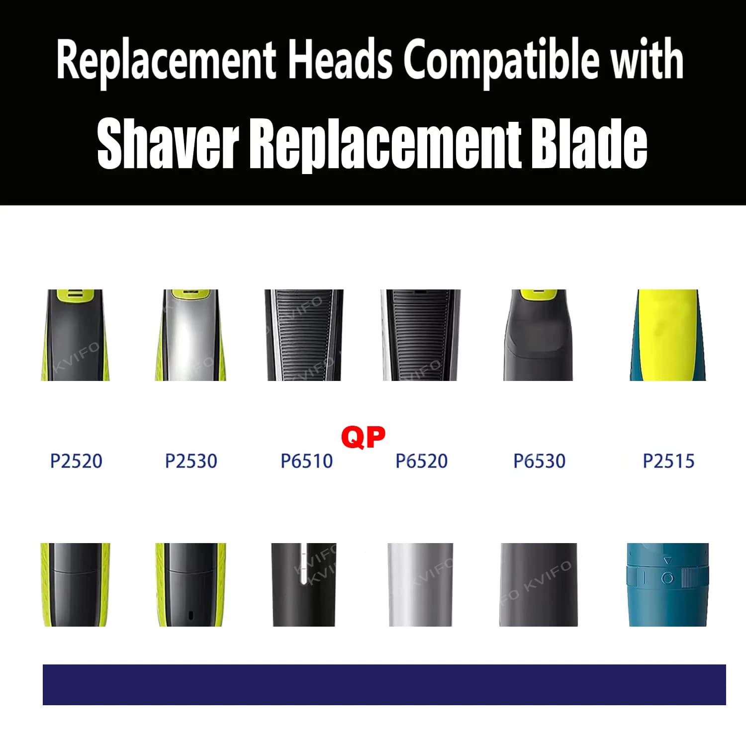 electric trimmer shaver replacement kit with blades — image 2