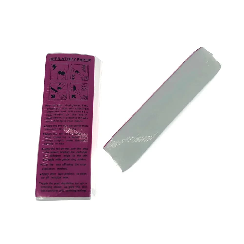 pack of 100 nonwoven wax strip rolls for hair removal — image 6