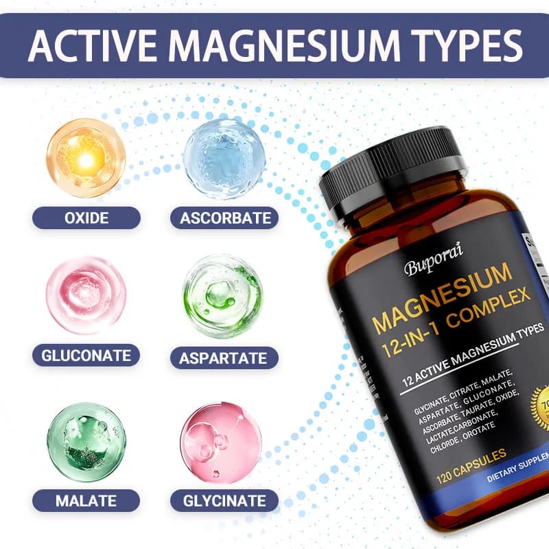 Magnesium complex capsules bottle — image 3