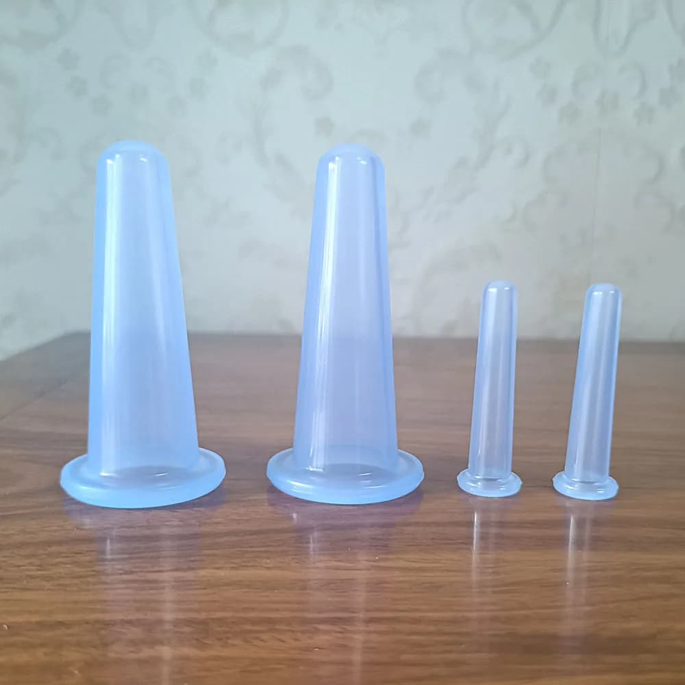 four silicone vacuum cupping jars — image 5
