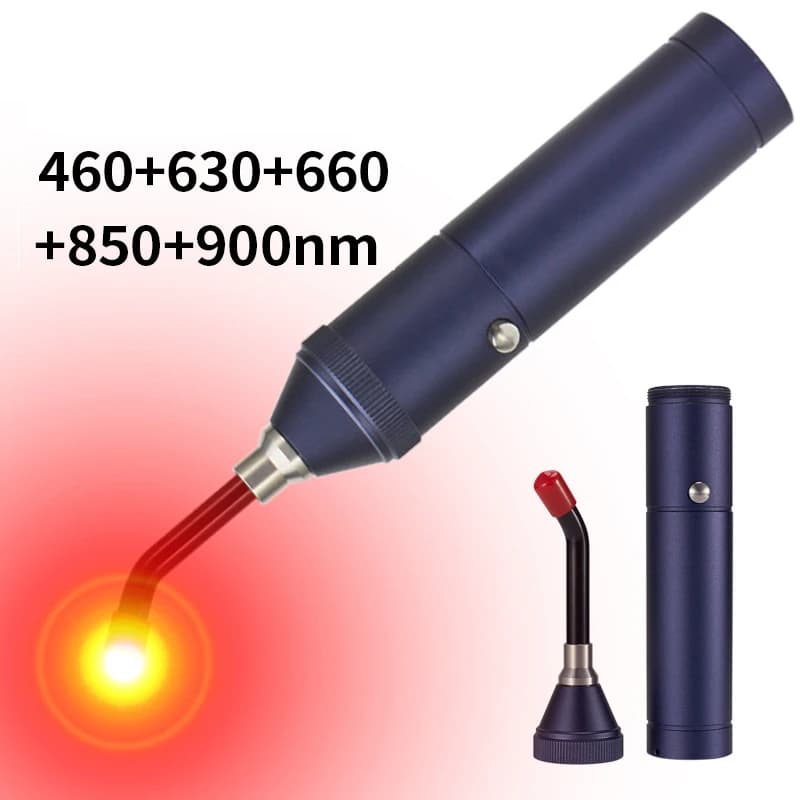Portable Red Light & Infrared Therapy Wand for Lip Canker Relief