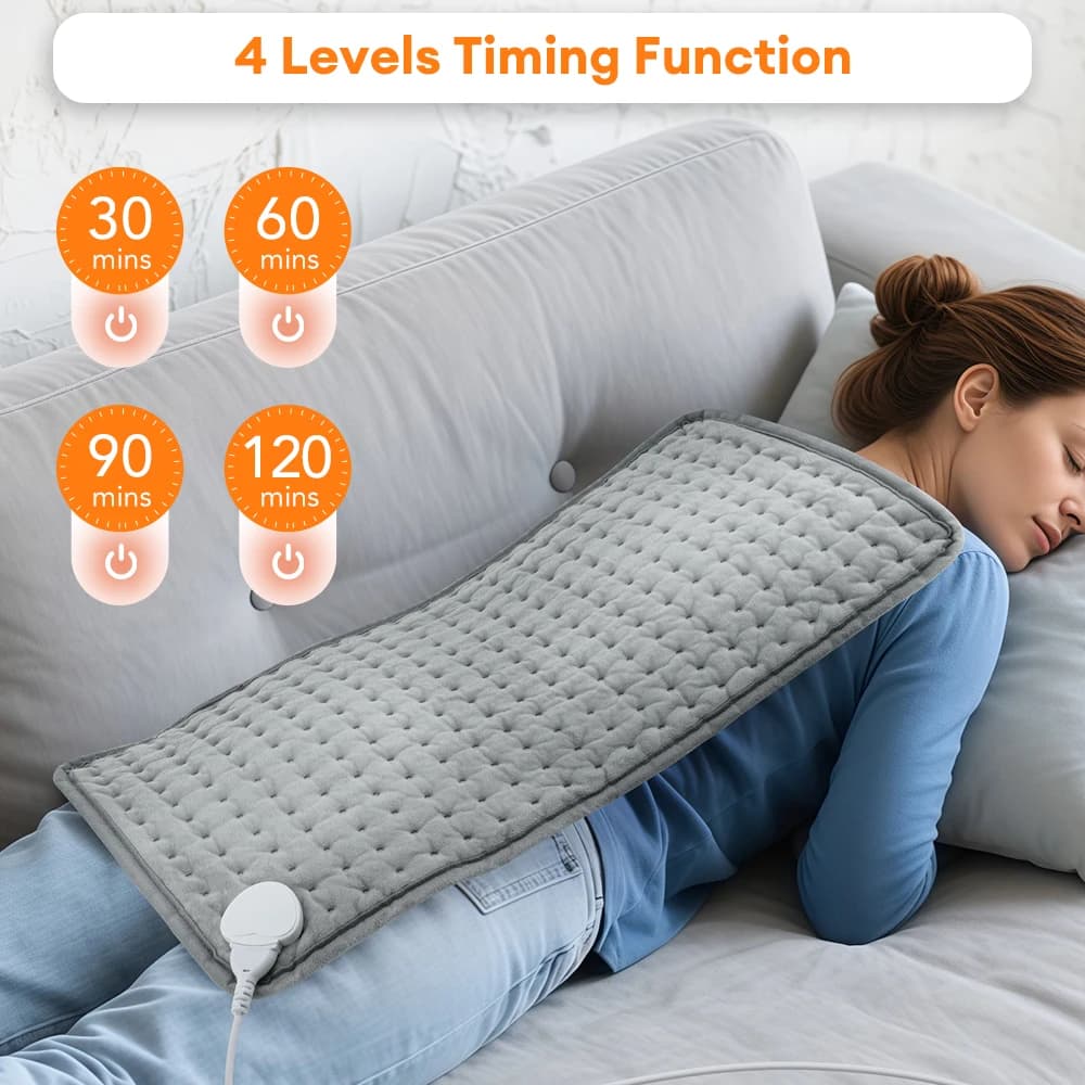 electric heating pad blanket with control panel — image 3
