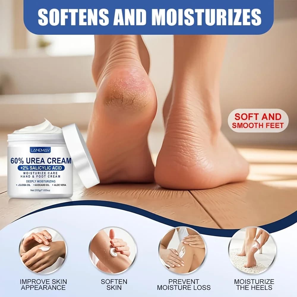 jar of 60% urea hand and foot moisturizing cream — image 4