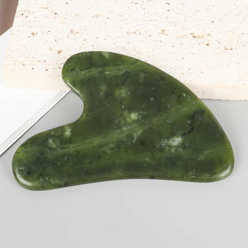 Jade Gua Sha Heart‑Shape Neck Massager