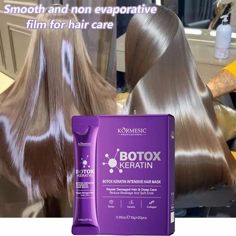 keratin hair mask tube for frizzy hair — image 1