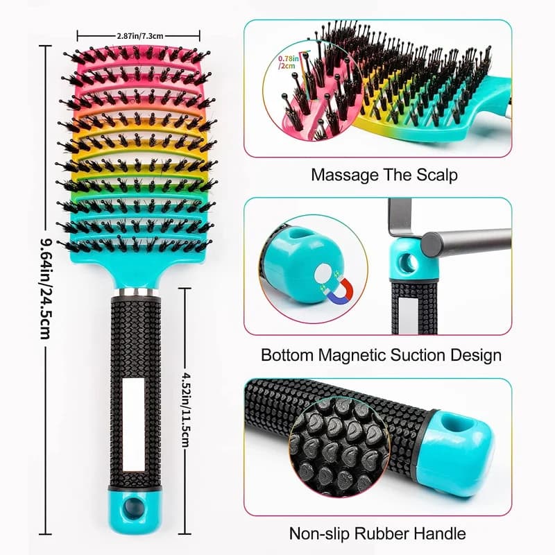 Scalp massage hair brush for women — image 5