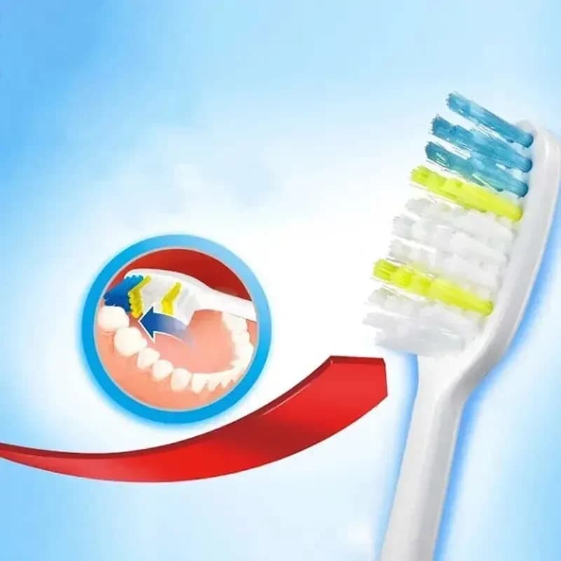soft and medium bristle toothbrush set — image 4