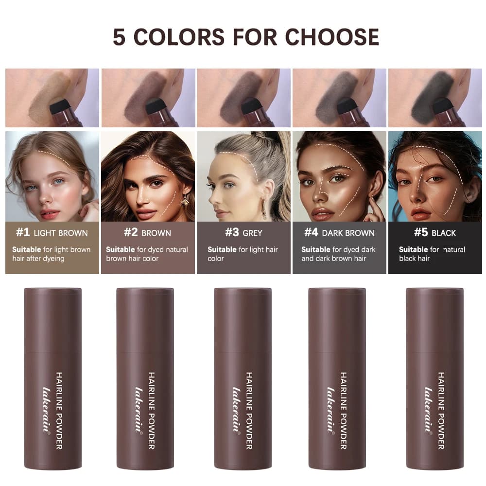 waterproof hairline shadow powder for root cover-up — image 6
