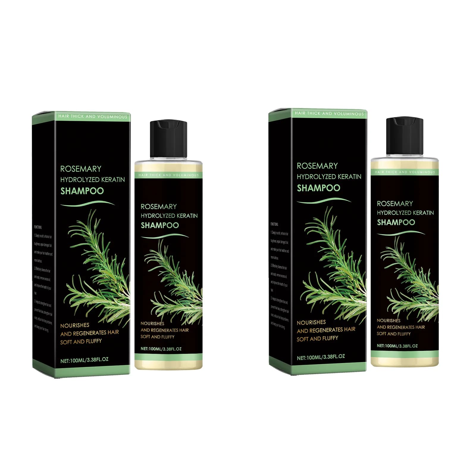 bottle of rosemary natural shampoo — image 8