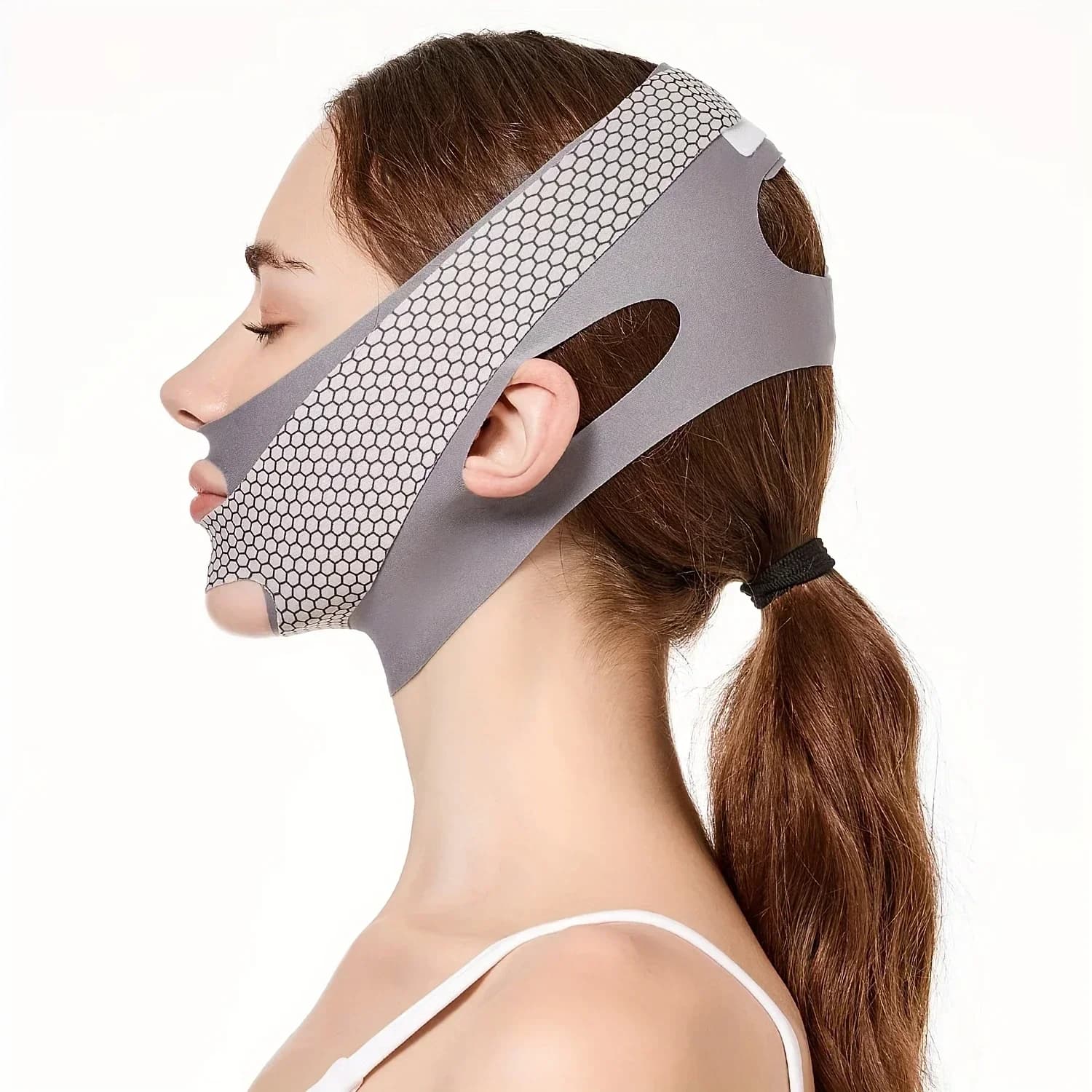 V‑Line face slimming bandage wrapped around jawline — image 8