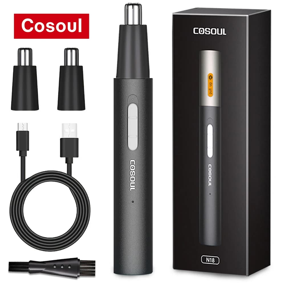 Cosoul rechargeable waterproof nose hair trimmer — image 1